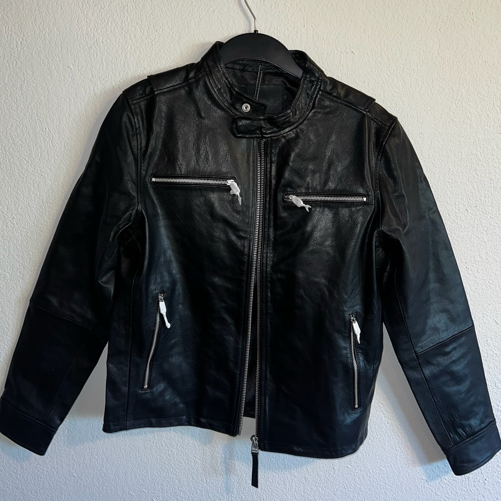 BlankNYC 100% Goatskin Leather Jacket - INTOXICATING JACKET in Black - Picture 2 of 13